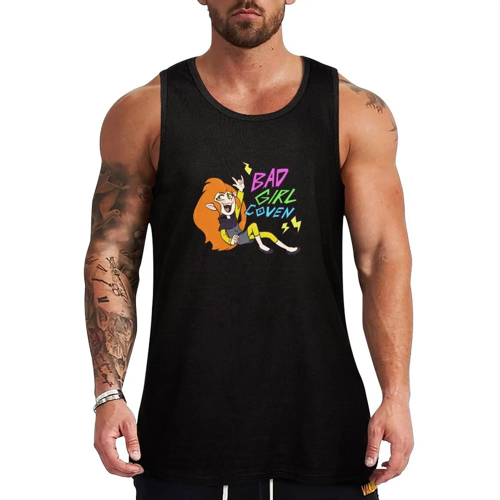 Bad girl coven (simple) Tank Top Sleeveless Workout Tank Top Muscle Fit Gym Shirt