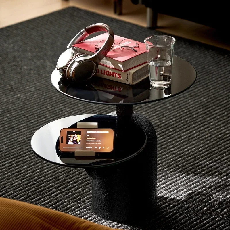 Modern Coffee Table Luxury Creative Circular Tea Table Minimalist Elegant Side Tables Home Living Room Furniture Decorative Desk