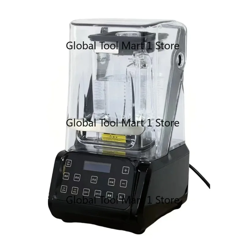 Brushless DC Motor Commercial Blender with Soundproof cover BLDC Heavy d1uty Kitchen appliances Coffee shop use