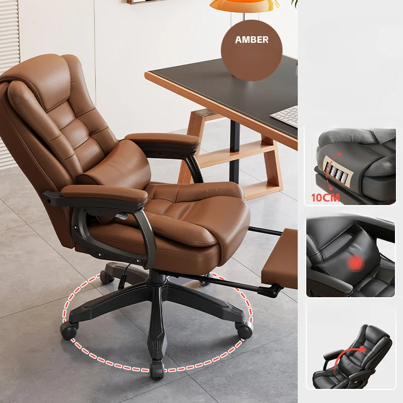 Executive Decoration Office Chair Computer Design Modern Swivel Mobile Office Chair Armchair Salon Sillas Gamer Home Furniture