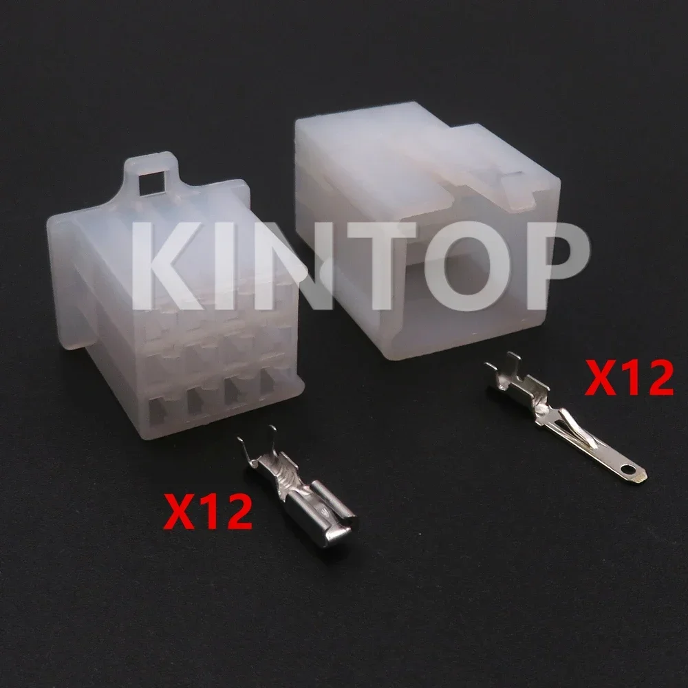 1 Set 12 Pins Car Plastic Housing Unsealed Wiring Connector With AC Assembly Automobile Adapter Automobile Wire Cable Socket - Detail 1