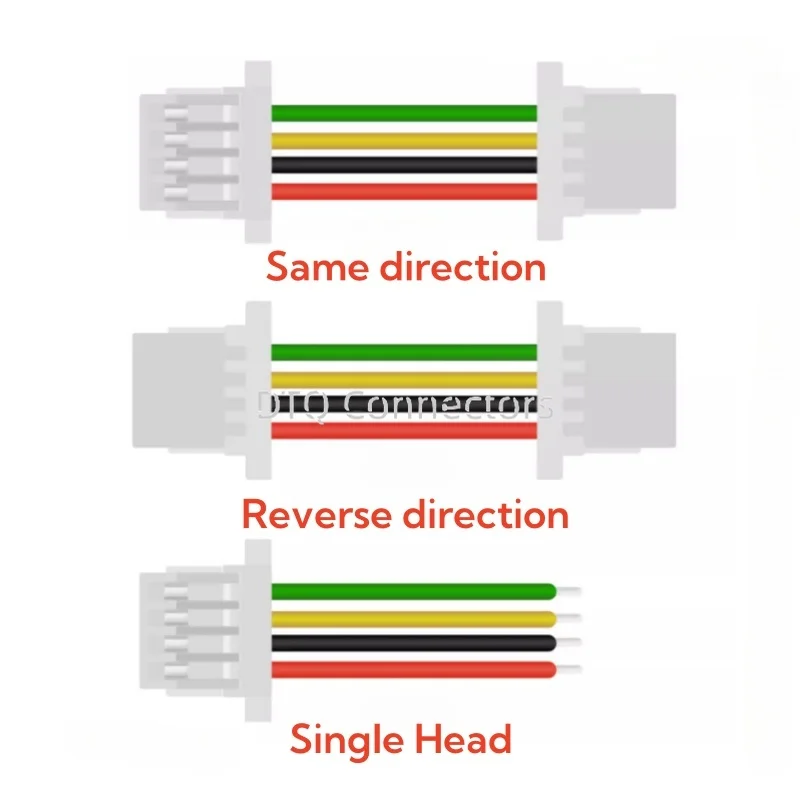 10PCS SH 1.0mm Wire Cable Connector DIY SH1.0 JST 2/3/4/5/6/7/8/9/10/11/12Pin Electronic Line Double Connect Terminal Plug 28AWG