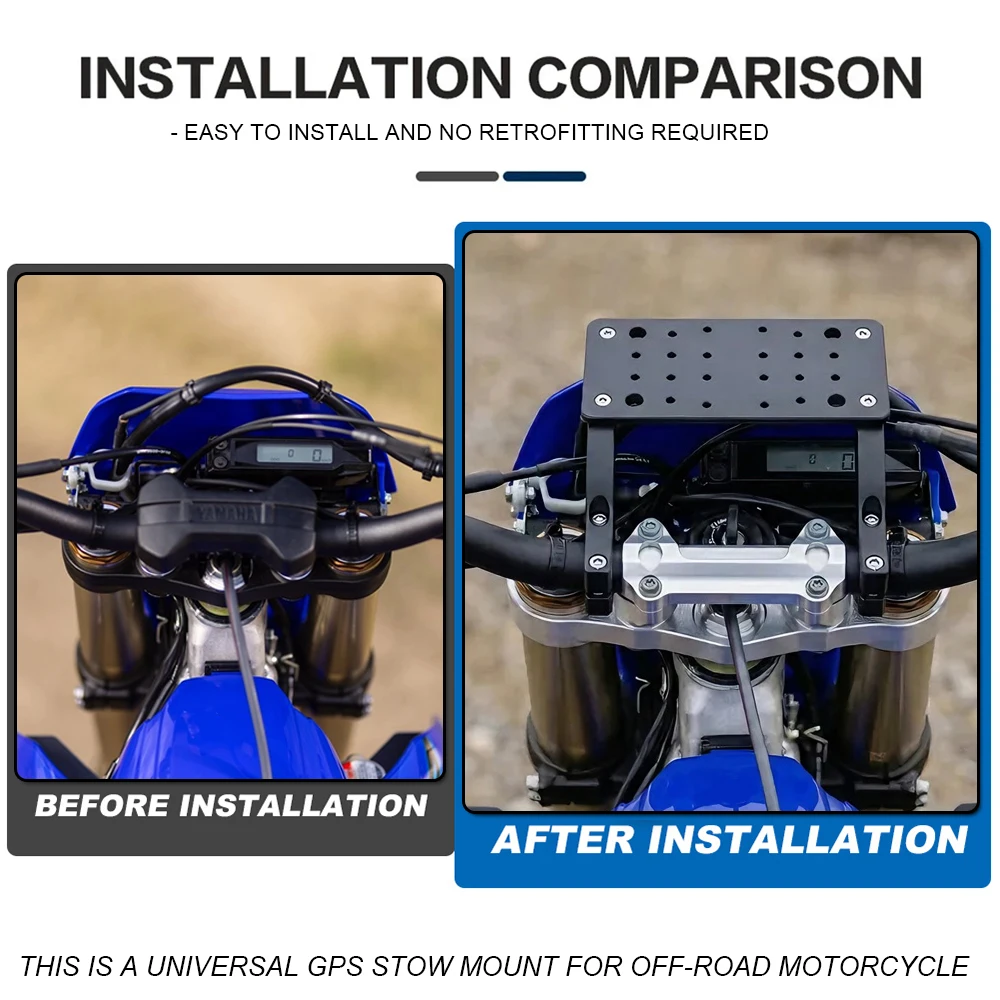 For FS 450/ FC 450 Motorcycle Accessories Mobile Phone Holder Stand Navigation Plate Bracket For Husqvarna TX300/ FX 350/ FX450 view 2