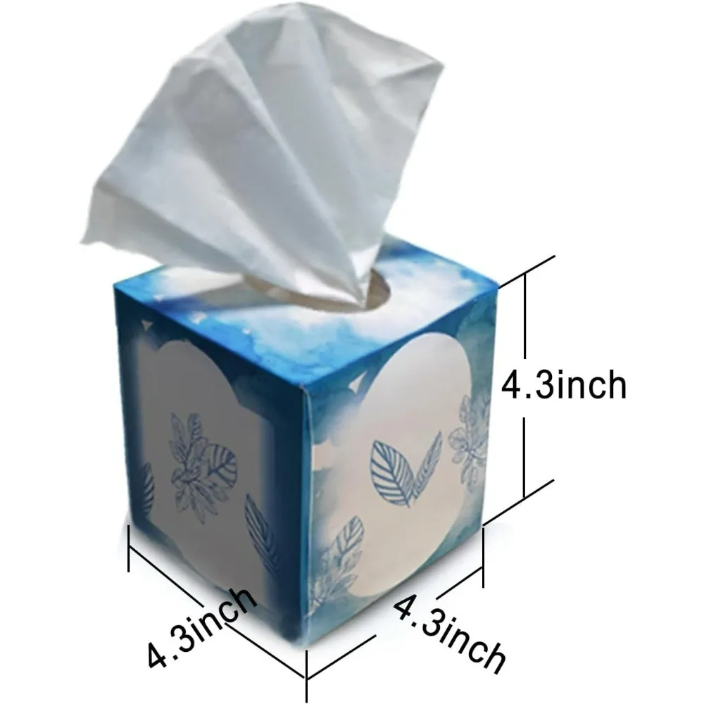 3 طبقات 60 مناديل لكل علبة مكعبة مناديل للوجه SPurePaper 12 صندوق 720 مناديل إجمالية #5