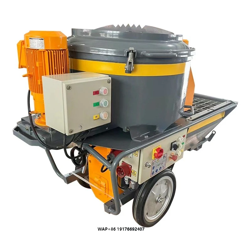 Projecting Plastering Rendering Spraying Machine for Wall Mortar Mixer Pump Grouting Materials Sprayer Machine
