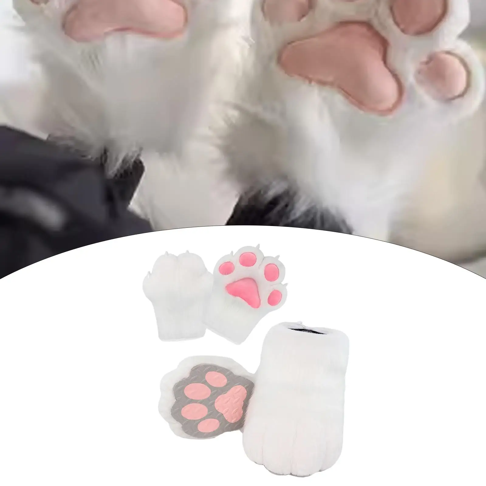 Cosplay Animal Paws Fancy Dress Gloves for Festival Masquerade Performance