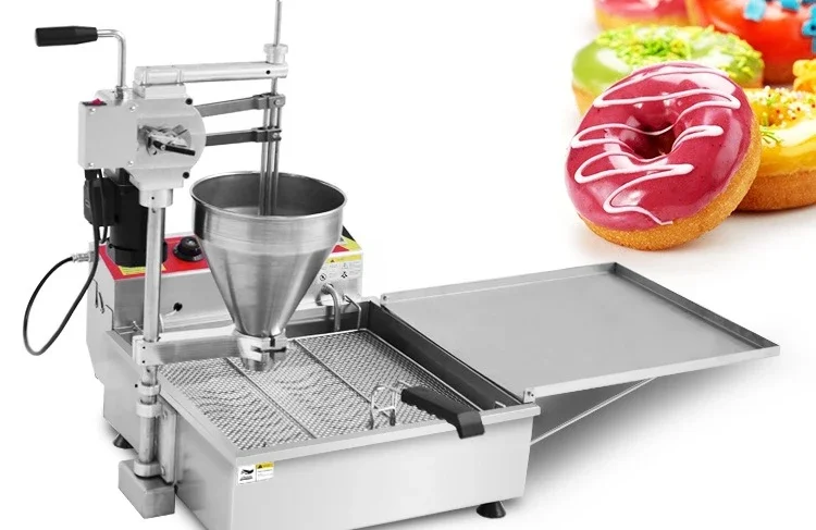 

Automatic doughnut machine, fried doughnuts, snacks and cakes Commercial automatic equipment
