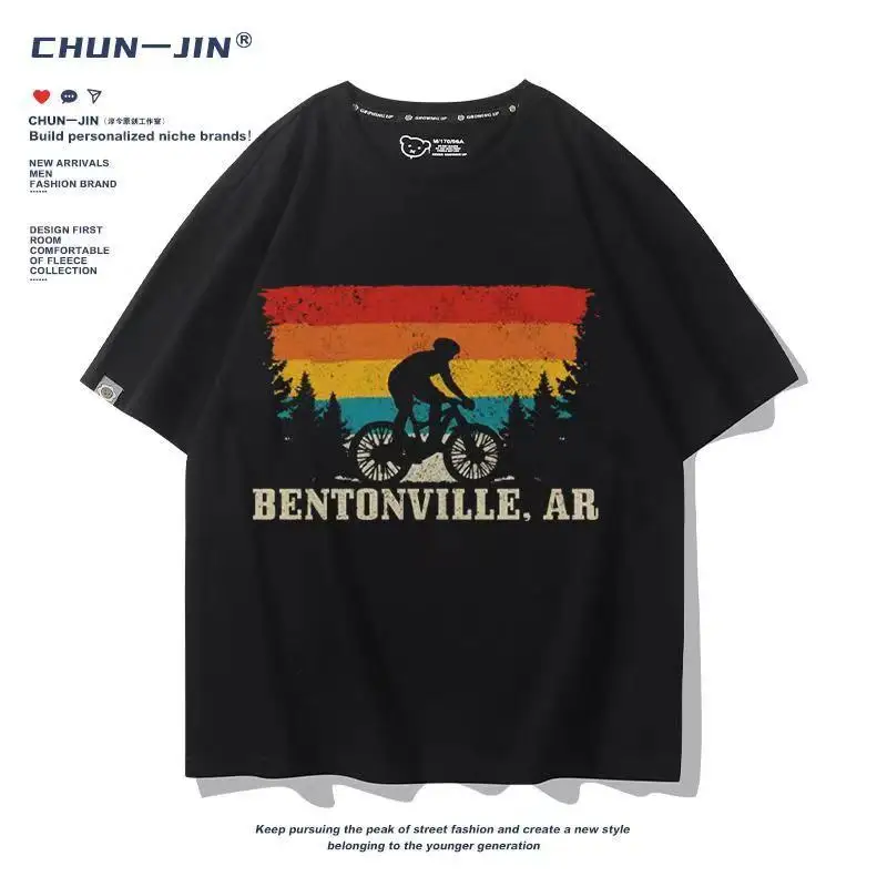 

I Do My Own Stunts Mountain Bike T-Shirt Funny Slogan Graphic Design Tee Casual Short-sleev O-neck Outdoor Clothing