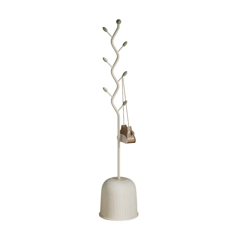 

Cream wind floor type, hanger bedroom rack entrance, hanger bag rack household ins style creative coat rack