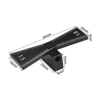 Accessory Useful Dovetail Marker Alloy steel Equipment Woodworking Workshop 64x18mm Black Guide Honing Jig Router