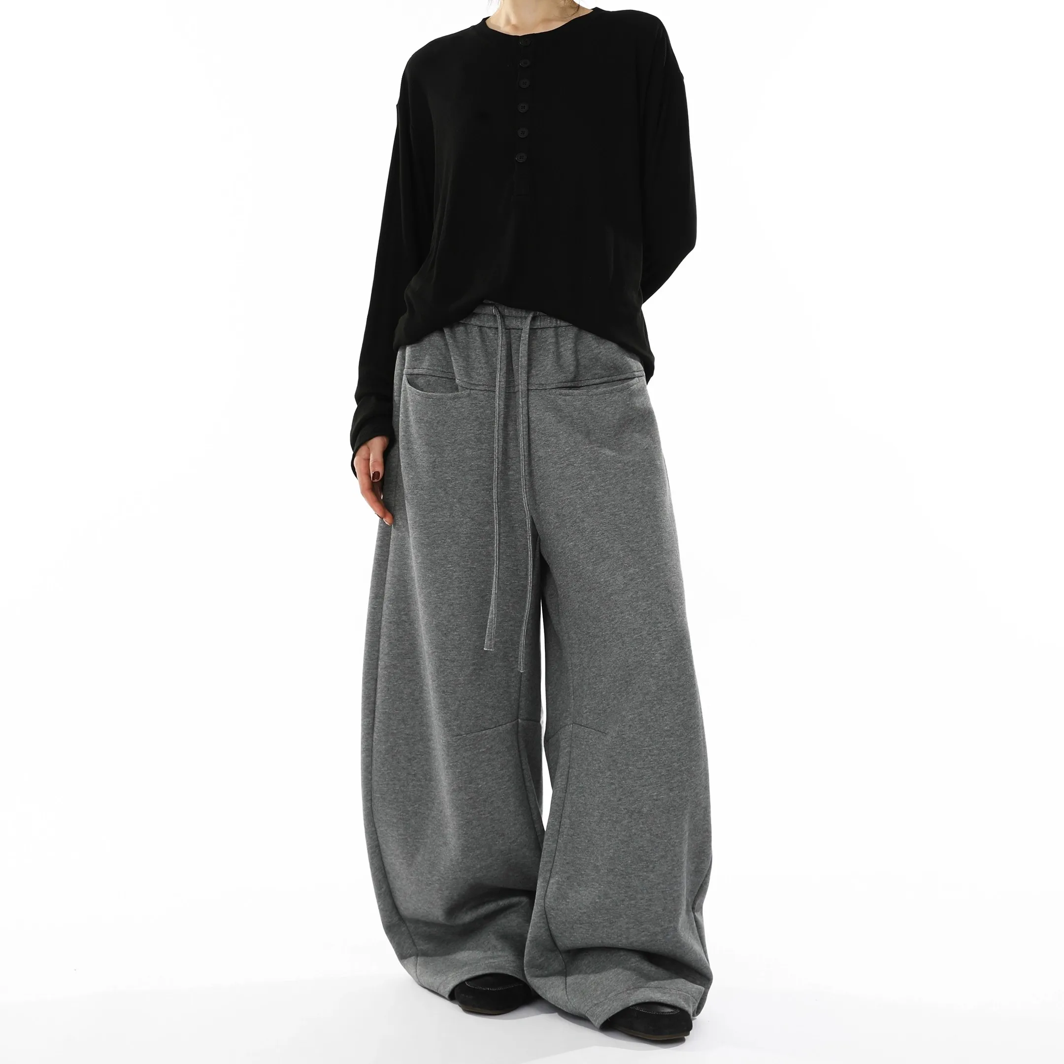 

2025 Street Hip-hop Harajuku Fashion Versatile Straight Wide-leg Pants American Retro Y2K Casual Loose Trousers Women