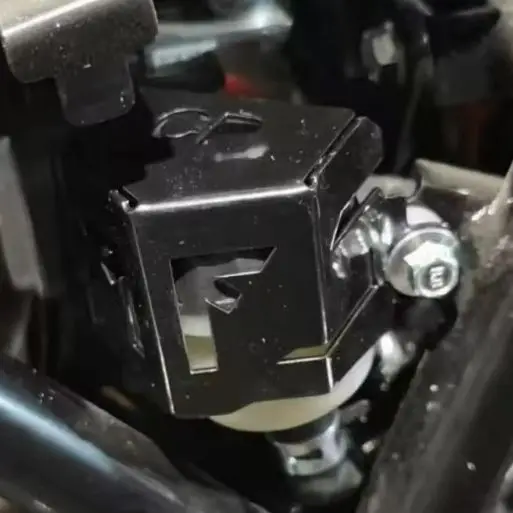 

For Scrambler 400X Speed 400 Modified Rear Brake Pump Protector Cover Oil Reservoir Guard Stainless Steel Upgrade Accessories