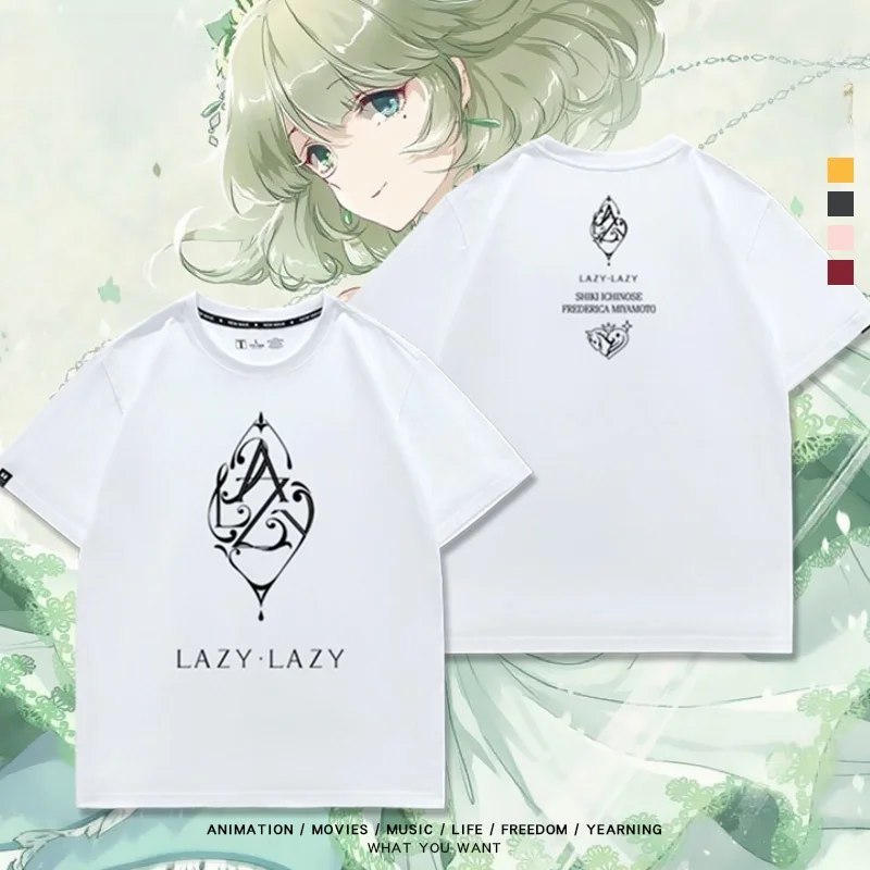 

Футболка Lazy LAZY из чистого хлопка свободного кроя для девочек, дышащая, удобная, повседневная, с мультяшным принтом