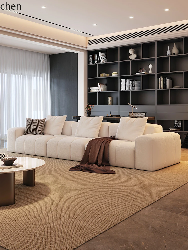 ZML minimalist pixel module large flat floor living room straight row art corner combination sofa