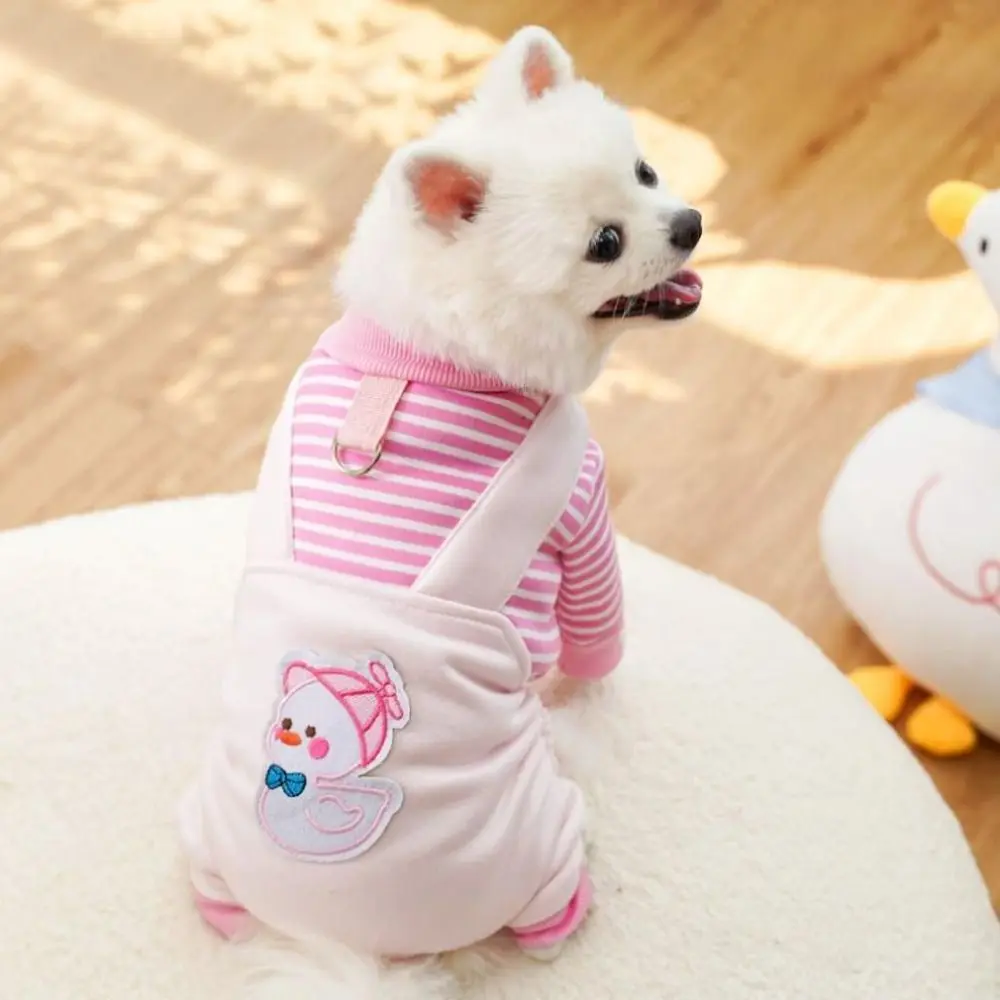 Mono Kawaii, ropa para mascotas, Sudadera con capucha suave, sudadera para gatos, pato de dibujos animados, patatas fritas, perro, monos de cuatro patas, gato esfinge