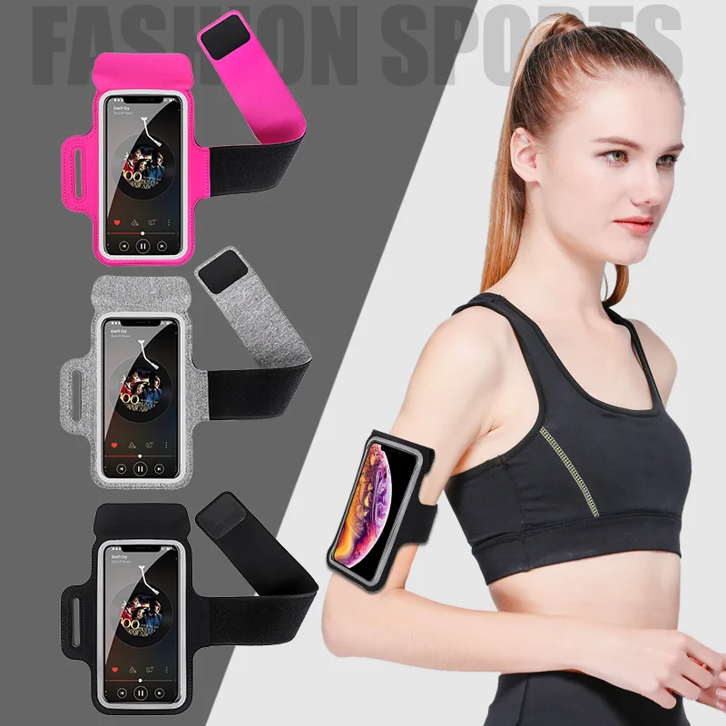 Mini opaska na telefon komórkowy do biegania, sportowa torba na telefon dla kobiet, torba do biegania na telefon komórkowy, uchwyt na nadgarstek na telefon dla mężczyzn, akcesoria sportowe. — zdjęcie produktu 2