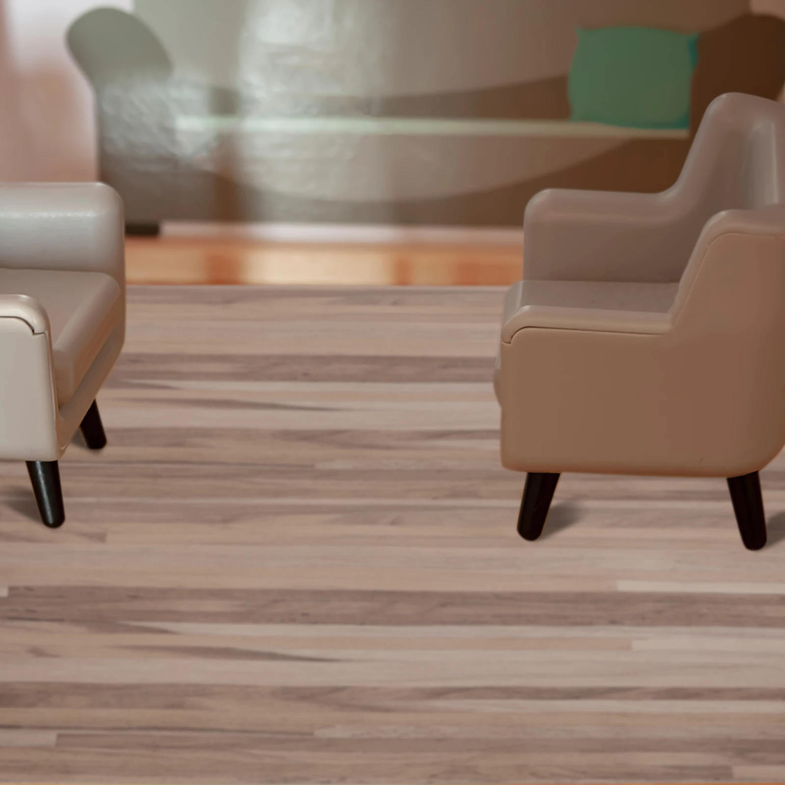 Plancher miniatures en bois à décoller et à coller, bande de bois réaliste auto-adhésive pour accessoires de maison de poupée Ob11, bricolage