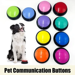 New Dog Communication Buttons Pet Training Voice Recording Button 30 Second Record Playback Pets Vocal Training Talking Toys