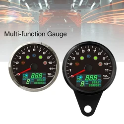Waterproof 85mm GPS Speedometer 0-299KM/H MPH with 0-12000RPM Tachometer Trip Odometer Gear N-6 for Car Motorcycle 9-32V