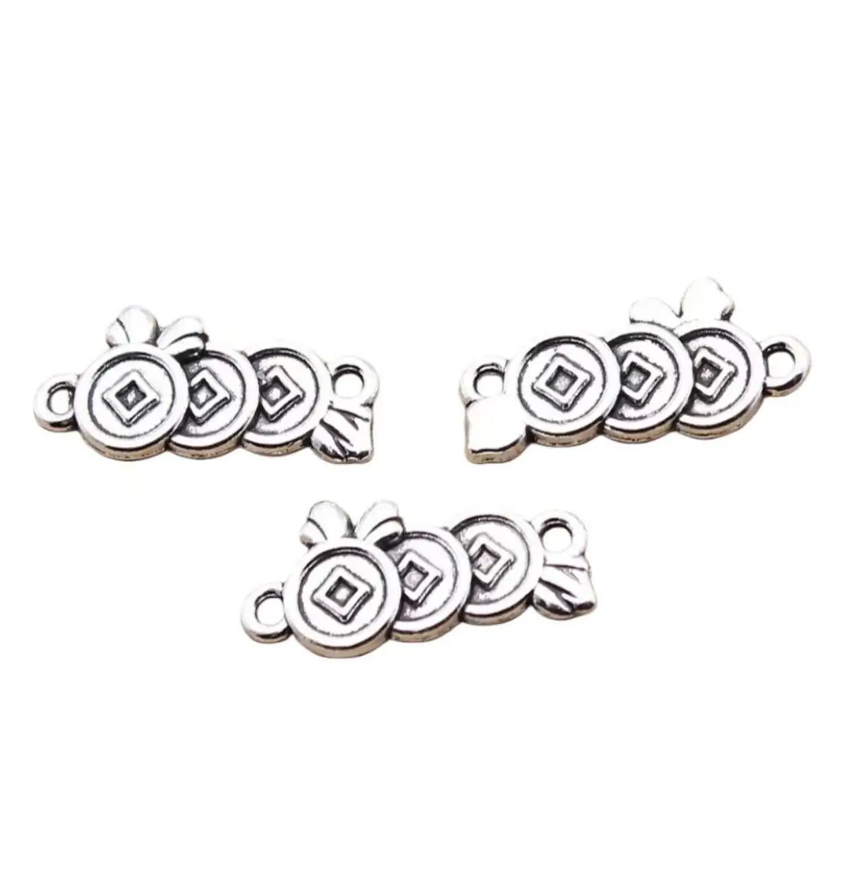 

20pcs 20*10mm Classic Chinese style connector for handmade findings HW3845 Zinc alloy metal