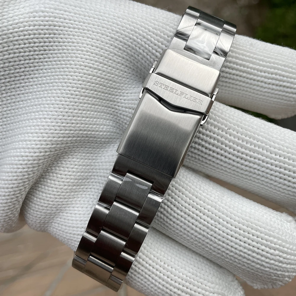 STEELFLIER Offizielle SF741 klassische Quarz-Armbanduhr, Souvenirs, Saphirspiegel, VH31, stumm, 200 m wasserdicht, luxuriöse Leuchtuhr – Detail 15