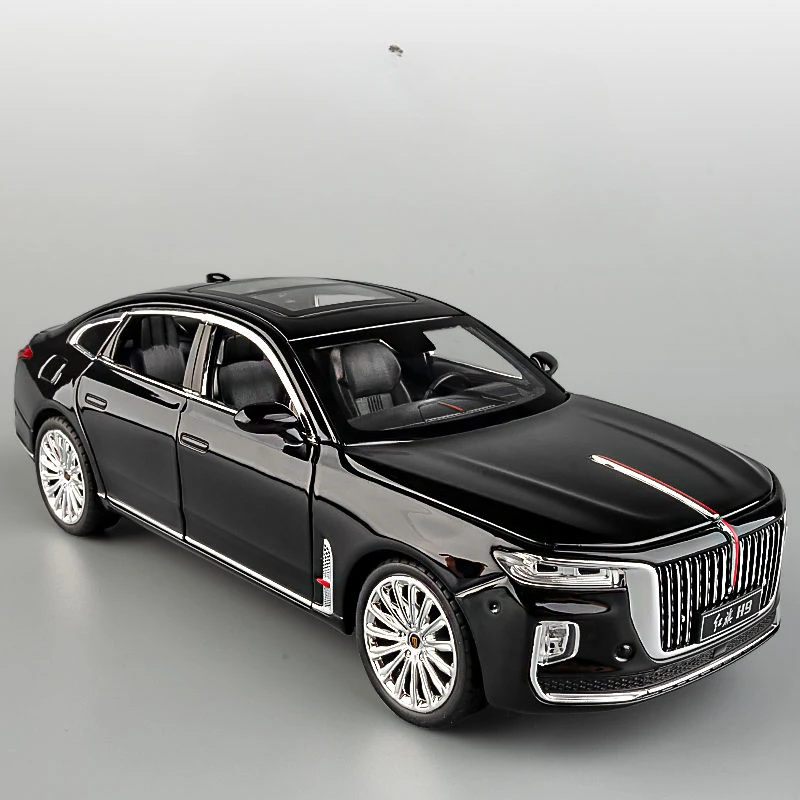 1:24 Hongqi H9 Simulation Model Car Original Car Model Collection Decoration Children's Alloy Toy Car Boy