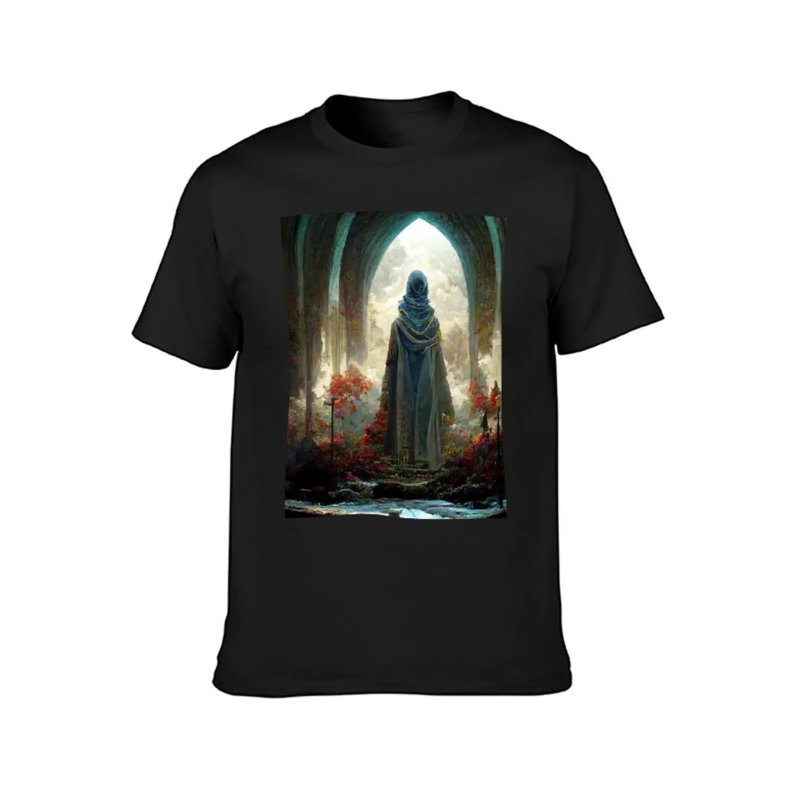 sumela monastery T-Shirt cute tops korean fashion new edition kawaii clothes t shirts for men pack