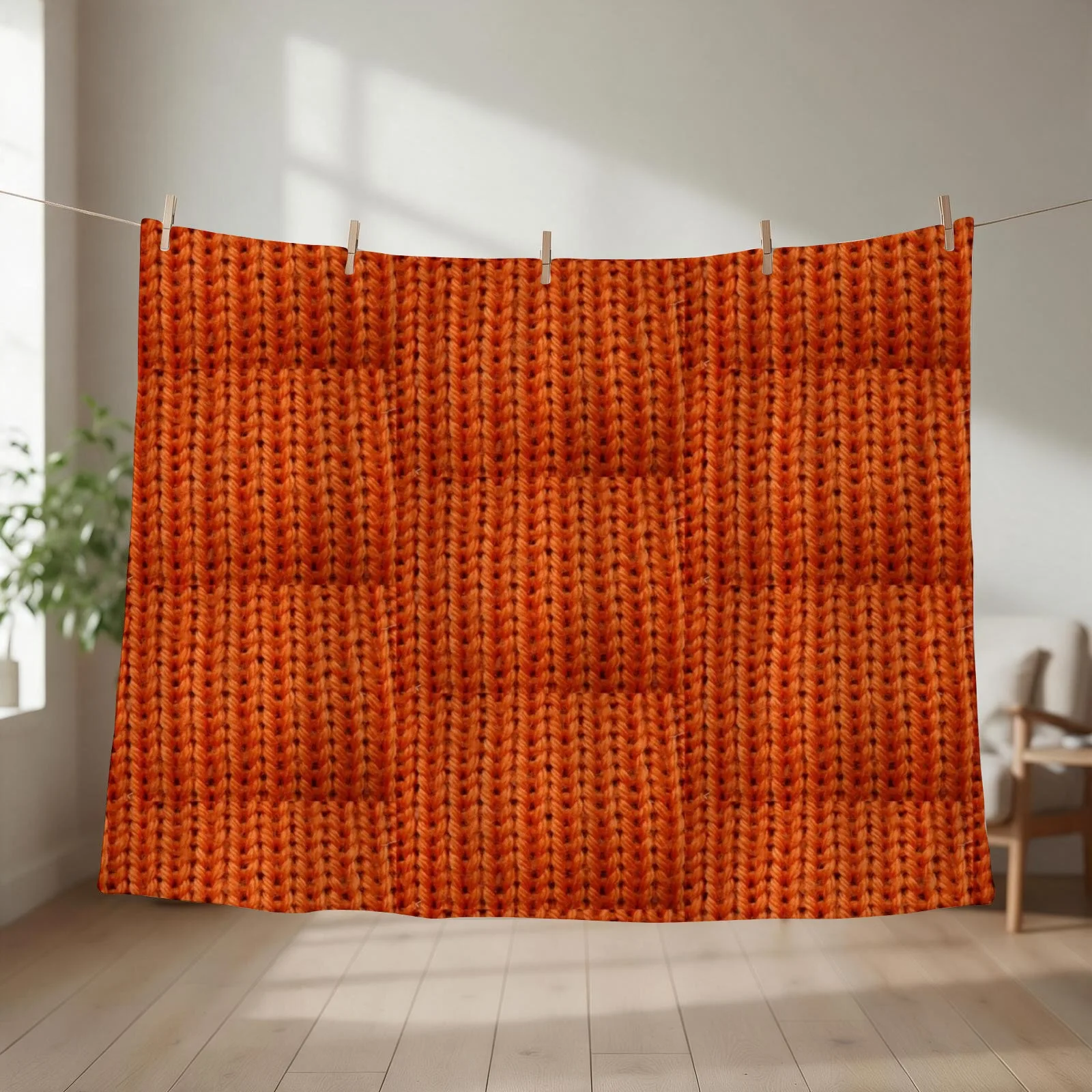 Throw Blanket Chunky Knit - Nueva manta de punto grueso de