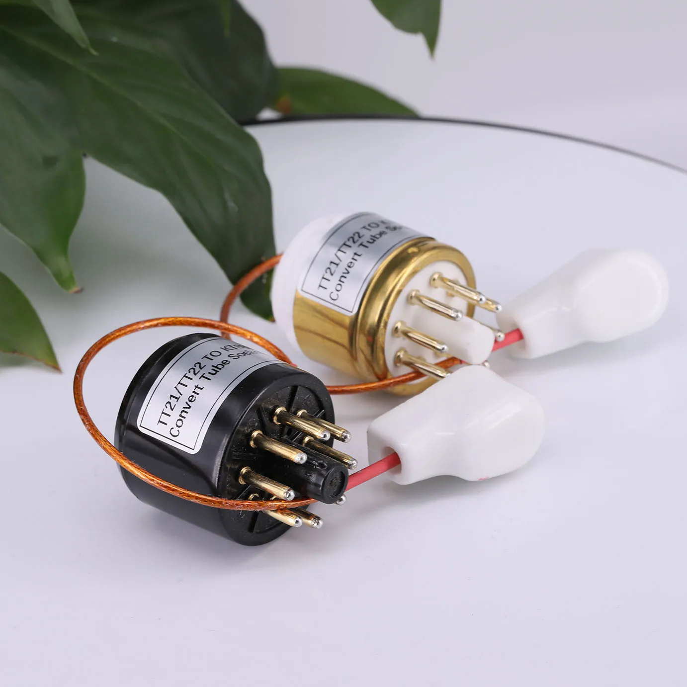 1Piece TT21 TT22 TO KT88 Tube 8Pins TO 8Pins DIY Audio Vacuum Tube Adapter Socket Converter  Amplifier DIY
