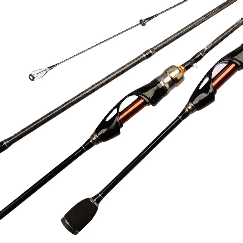 

1.68/1.8m Spinning Rod Carbon Fiber UltraLight Fishing Pole Bait WT 1-10g Line WT 3-8LB for Stream River Fast Trout Fishing Rods