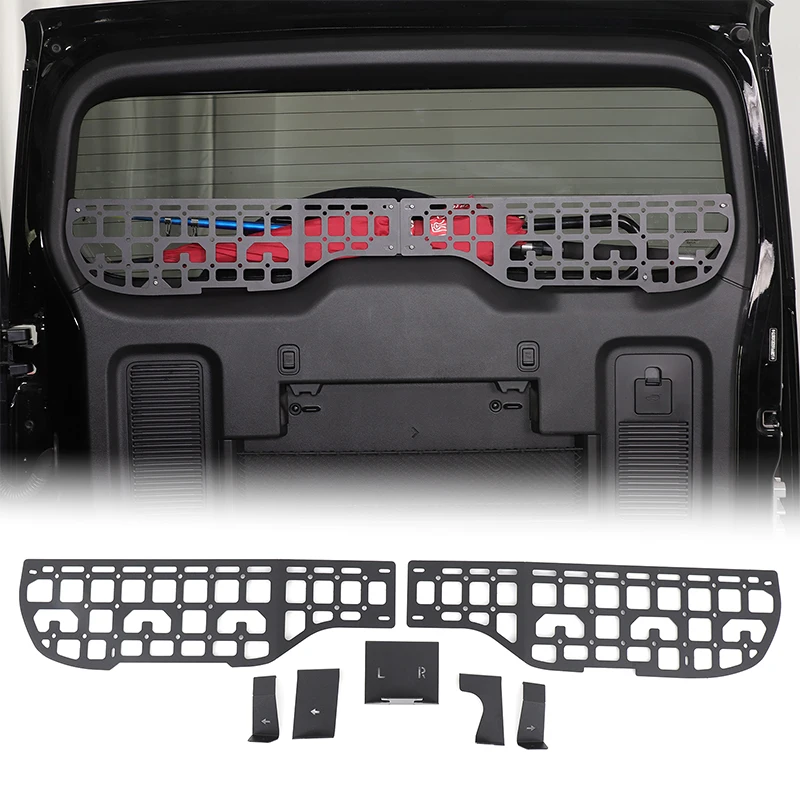 

For Haval Raptor 2023+ Aluminum alloy black car tailgate window storage fence car interior modification accessories