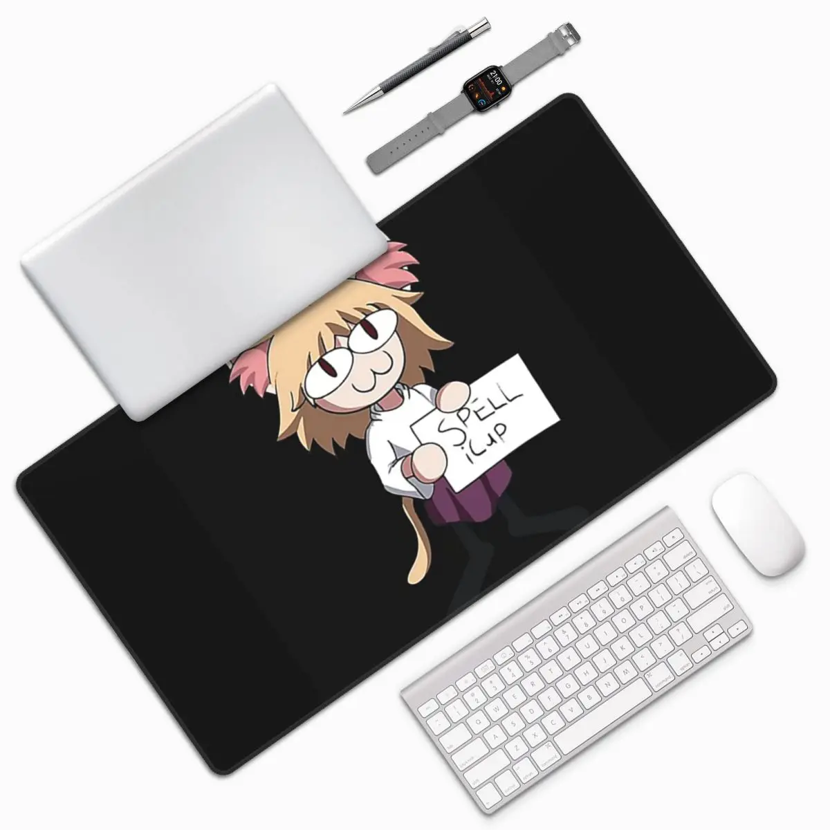 

Большой коврик для мыши Smoking Neco Arc, коврик для клавиатуры и мыши, коврик для геймеров, для ПК и ноутбуков, настольный коврик, офисные аксессуары, коврики для стола