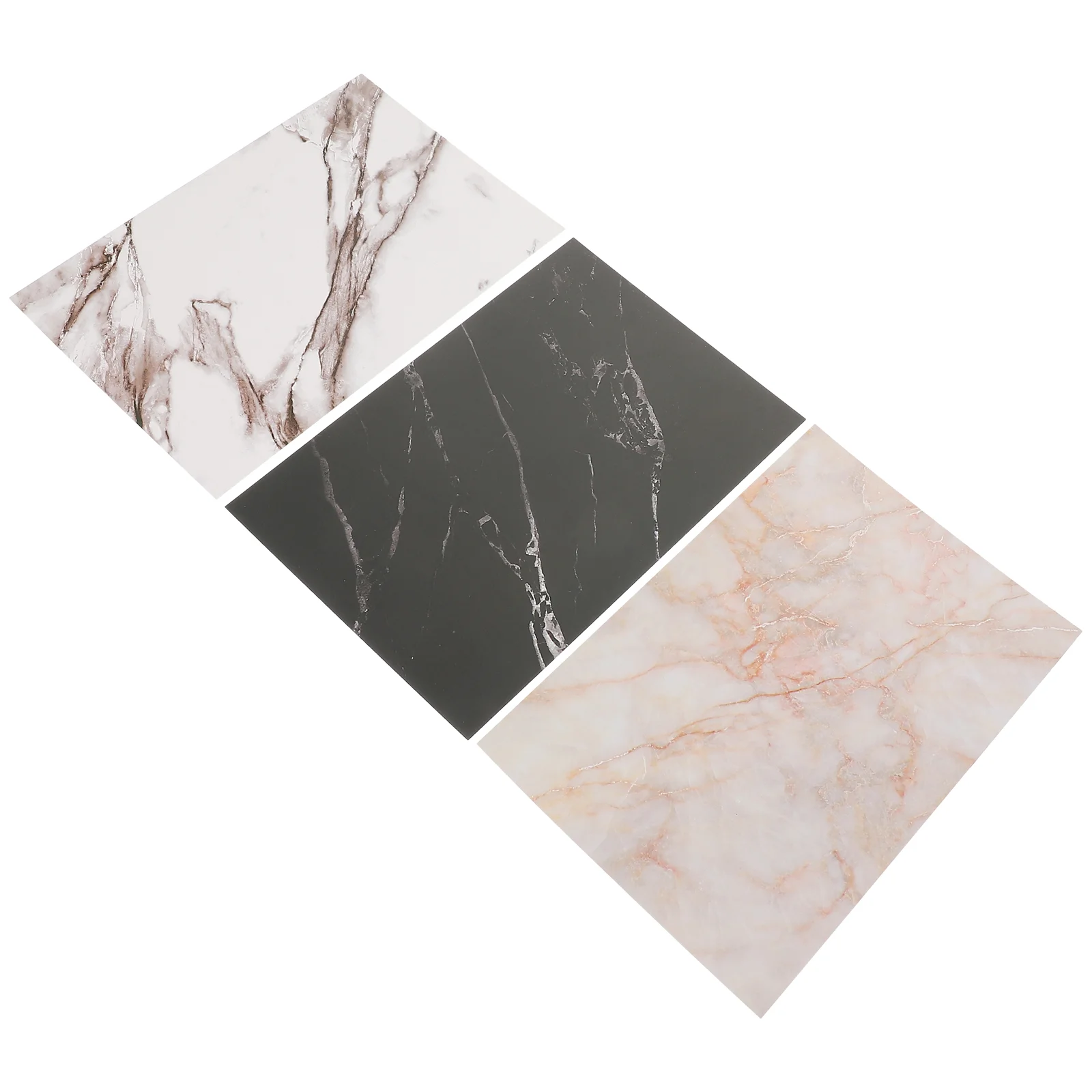 3 Pcs Marbling Card Photography Background Photographic Studio Backgrounds Pvc Backdrops for Board The Offering