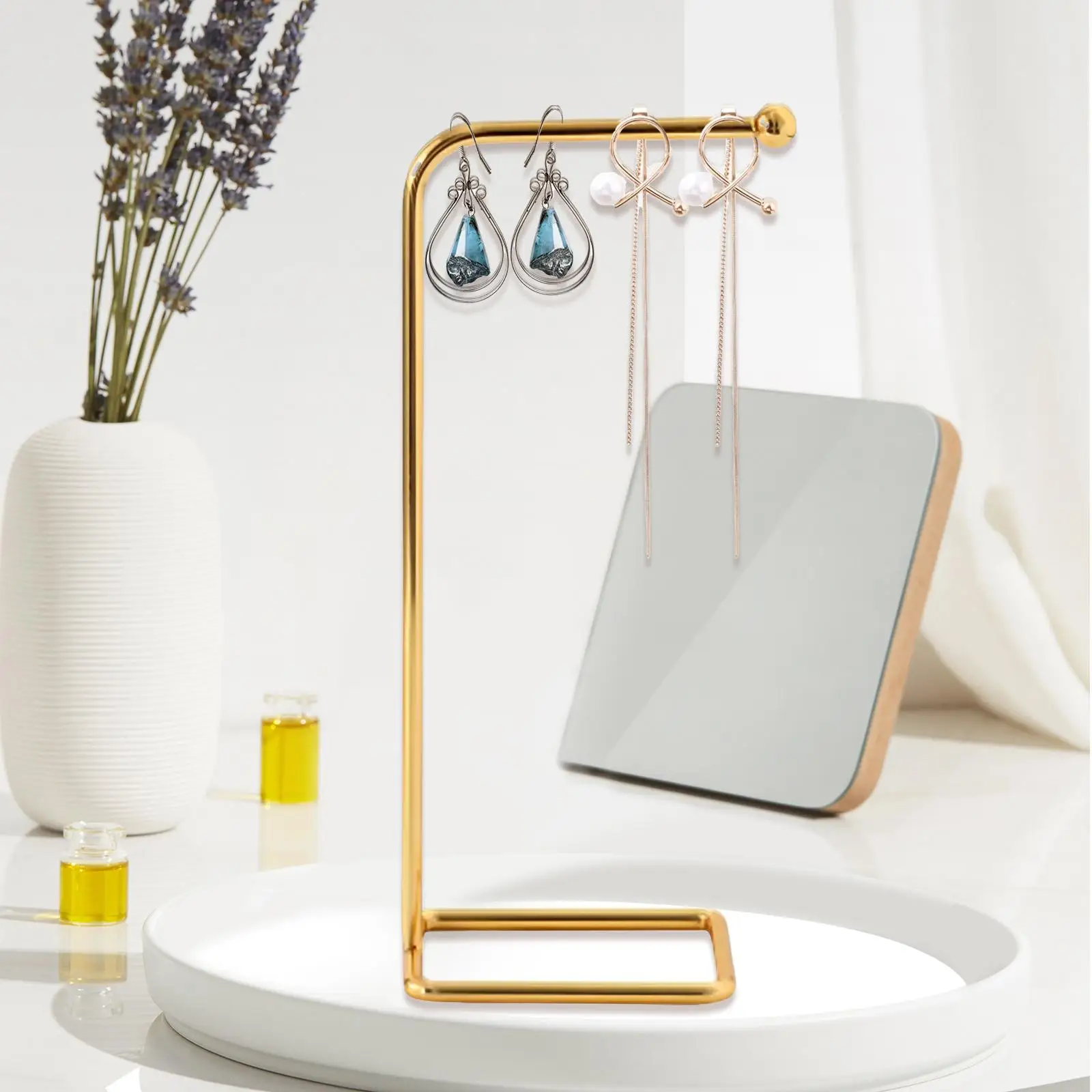 

Изысканная полка для ювелирных изделий для сумочки, туалетного столика, витрины ювелирного магазина