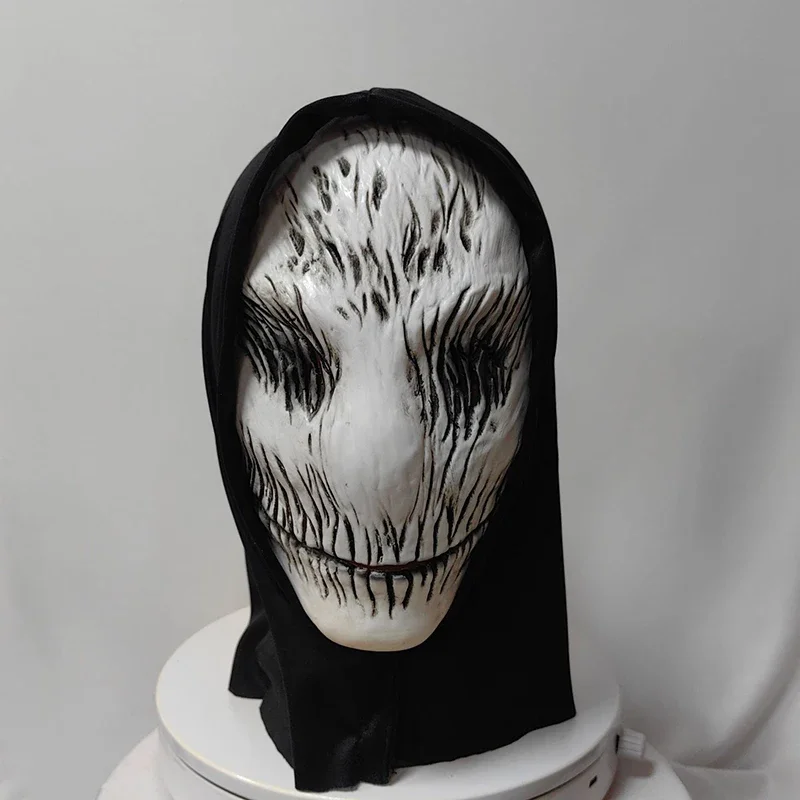 

Terror Smile Grimace Mask Halloween Latex Scary Demon Cosplay Party Mask Carnival Props Adult One Size