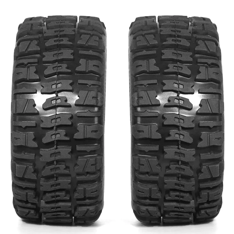 4pcs Short Course Truck Tires Rubber Tyres for 1/10 FS Racing Remo Huanqi 727 RC Car Upgrade Parts Accessories view 4