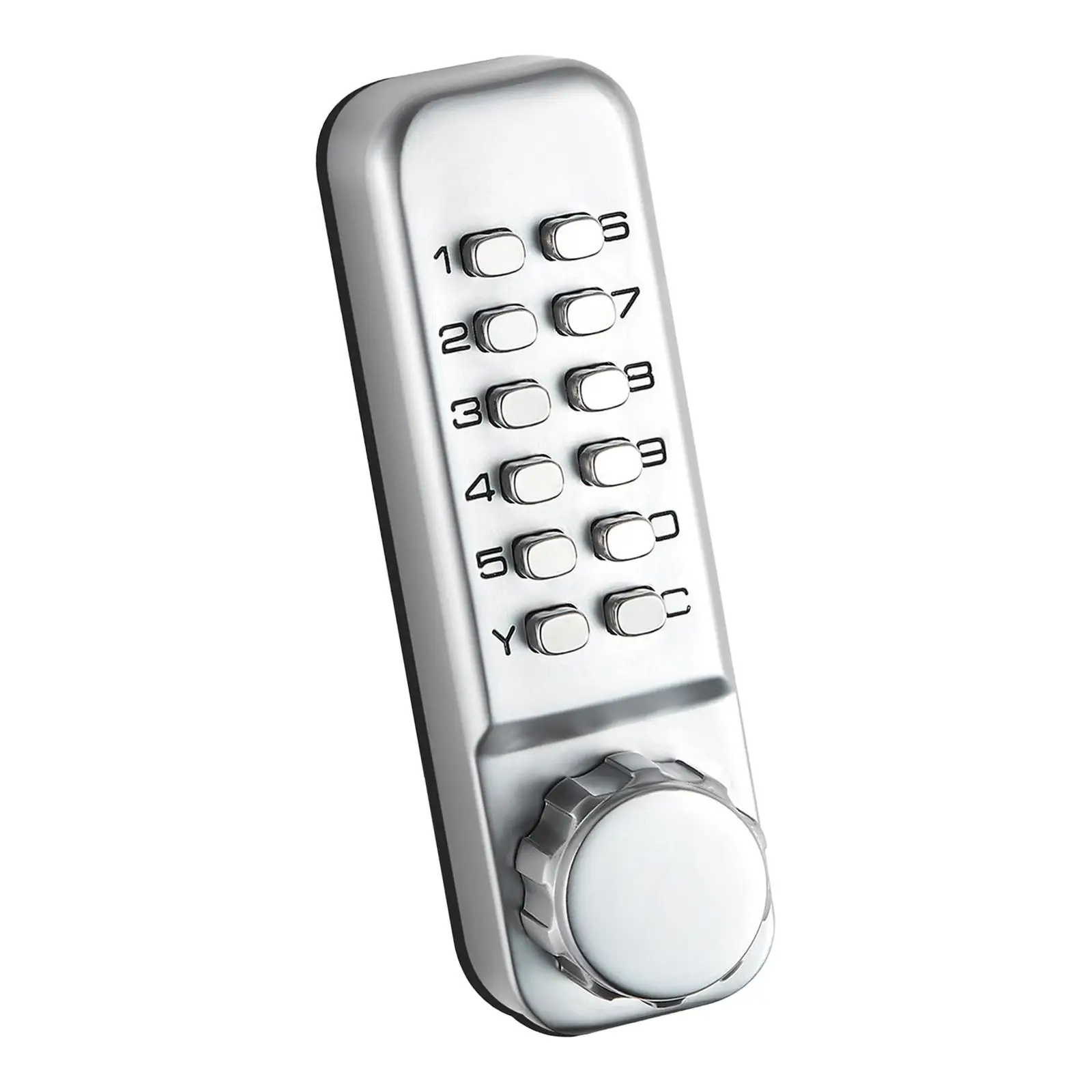 Password Push Button Door Latch Lock Code Combination Access Mechanical Keyless Doorknob Right Left Hand