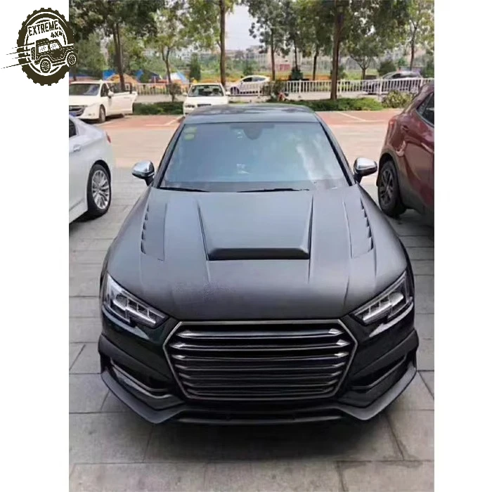 

New Real Carbon Fiber Car Bonnet Car Hood for Audi A4 S4 RS4 Carbon Fiber Engine Hood Car Hoods