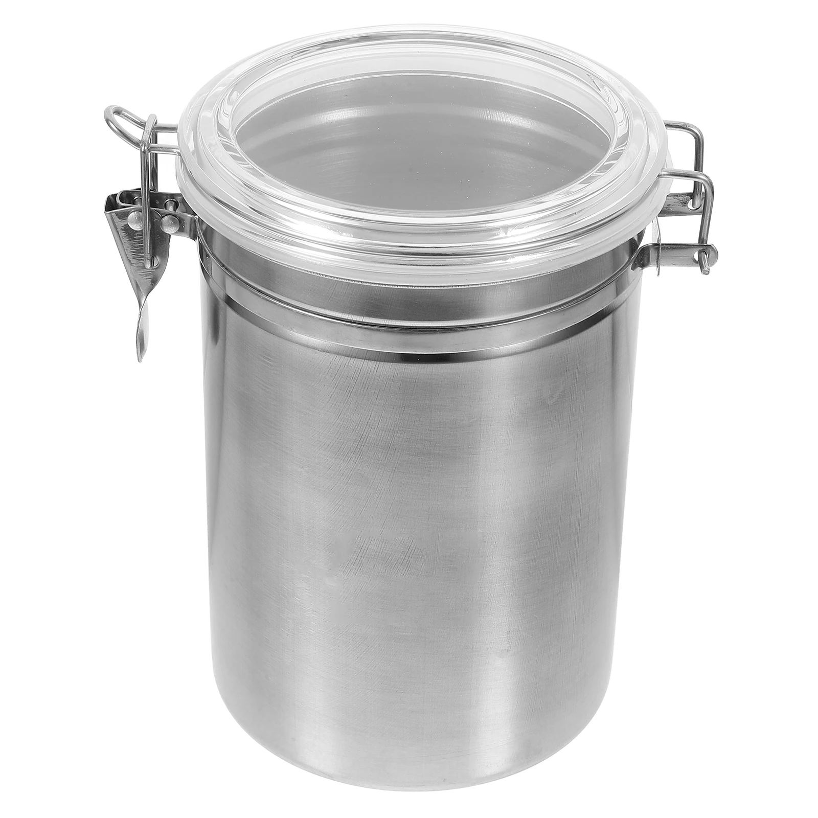 

Sealed Food Storage Canister Airtight Jar Stainless Steel Tea Coffee Bean Container Kitchen Spice Preservation