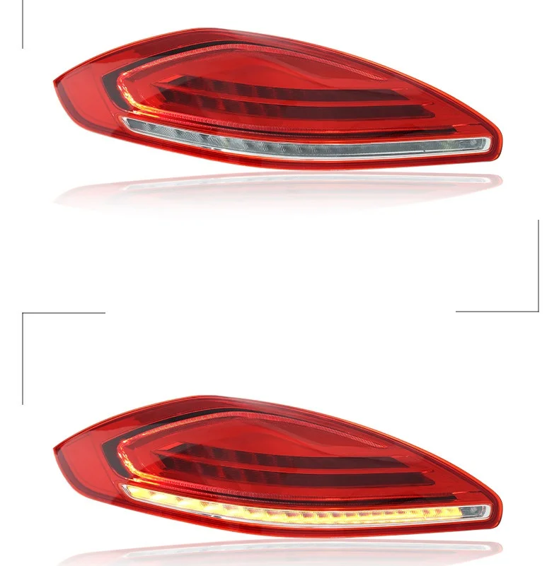 

Комплект задних фонарей для Porsche Panamera (модели 2010-2016 годов), комплект для обновления Panamera (из старой версии в новую) с динамическими указателями поворота