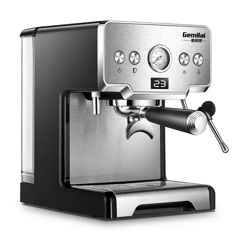 15Bar Crm3605 Coffee Maker with Steam Milk Frother Semi Automatic Espresso Machine