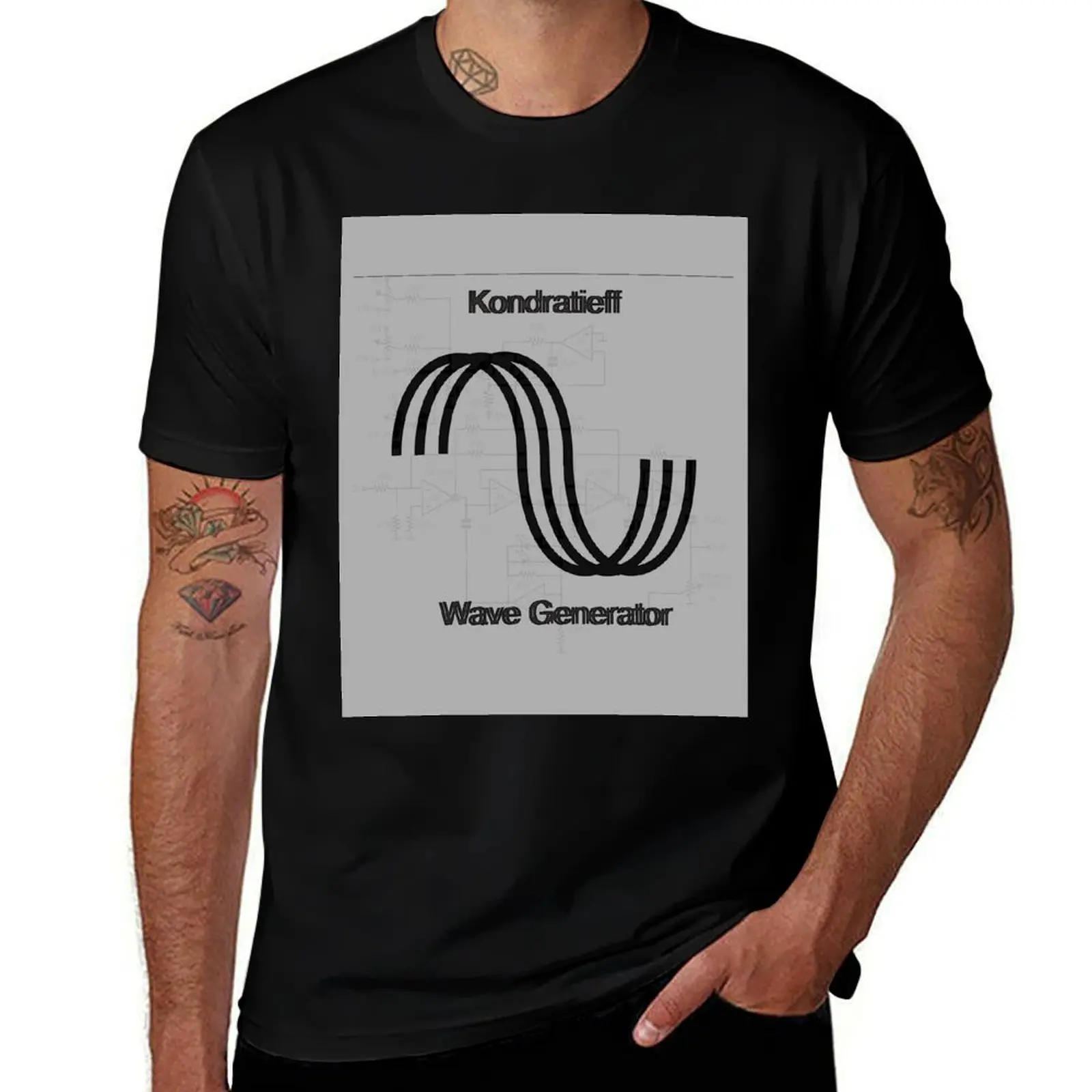

Kondratieff Wave Generator - Logo T-Shirt blacks plus size clothes new edition shirts graphic tees black t-shirts for men
