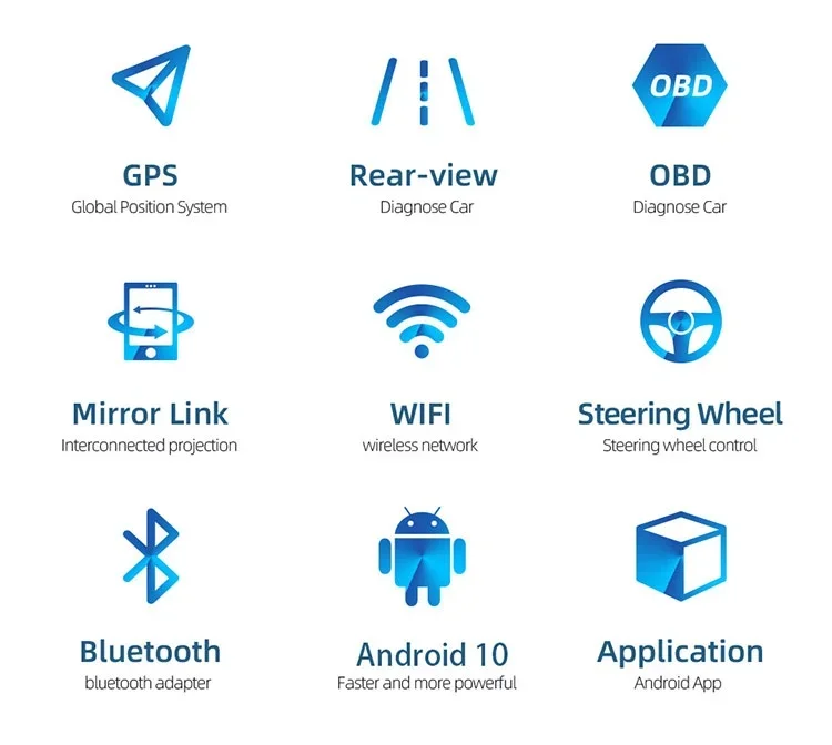 منتج مخصص كامل الحجم 360 للتدوير 1/2 Din Mp3 Mp4 Mp5 نظام الوسائط راديو السيارة مشغل وسائط متعددة مع تشغيل السيارة