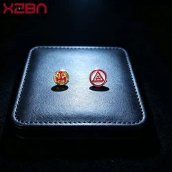 Masonic Lapel Pins Freemason Badge Mason Freemason Royal Arch Masonry Triangle Material Exquisite Souvenirs Gifts