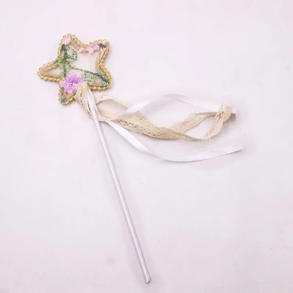 Lace Butterfly Wings Adjustable Strap Fairy Wings Stage Performance Costumes Flower Embroidery Photography Props