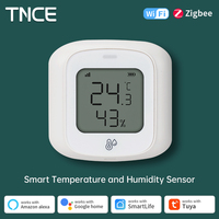 TNCE Tuya WiFi/Zigbee Temperature Humidity Sensor APP Wireless Remote Monitor For Smart Home Work With Alexa Google Home