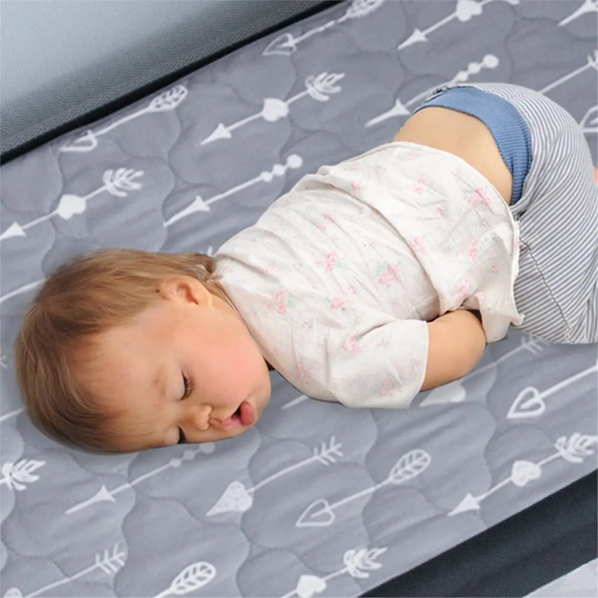 (A02R] 1 Pack and Play Mattress Pad - Waterproof, Quilted, Ultra Soft, 39" X 27" Fitted - view 6