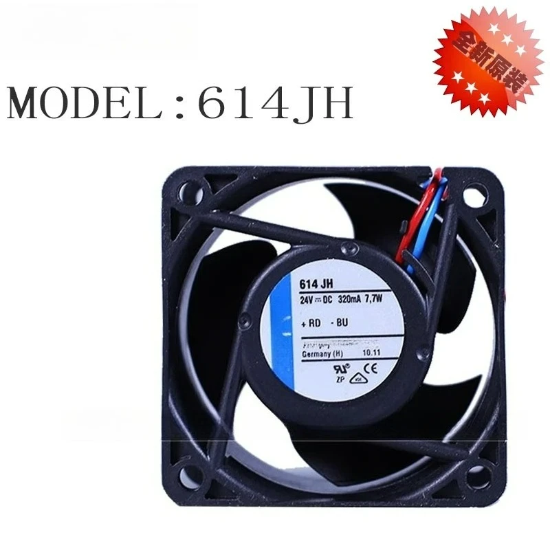 

Охлаждающий вентилятор для EBMPAPST 6032 DC 24 В EBM 7,7 Вт 614 JH