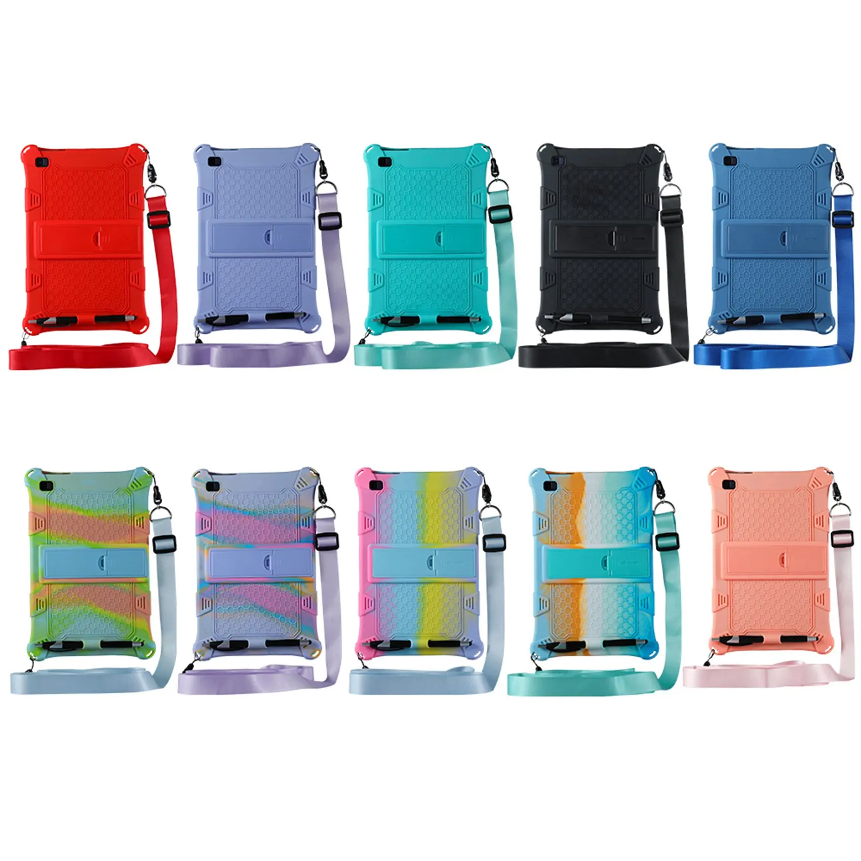 for Teclast T40 Case 10.4 Inch Tablet Case Silicone Case Anti-Drop Protection CaseTablet Stand with Strap and