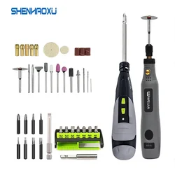 Cordless Electric Screwdriver Mini Grinder Power tools Set 3.6V Lithium Battery Usb Charging Multifuctional Accessories Home Diy